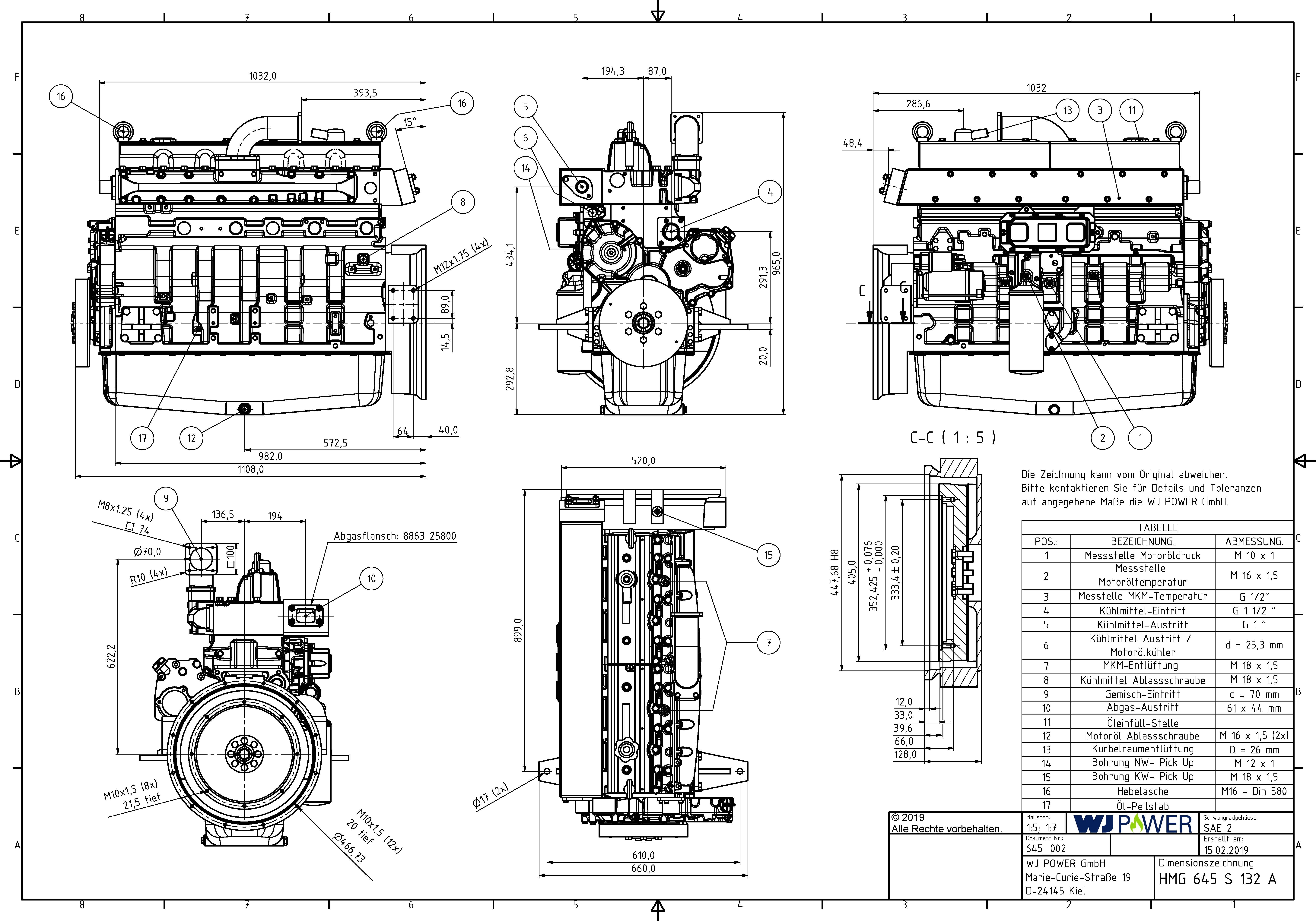 WJP HMG 645 S 132A - replaced by MAG 84.6 series